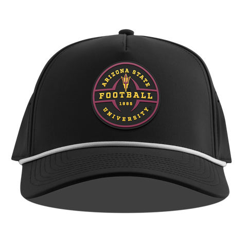 Arizona State University "Arizona State Football Legacy" Curved 5 Panel Rope Black