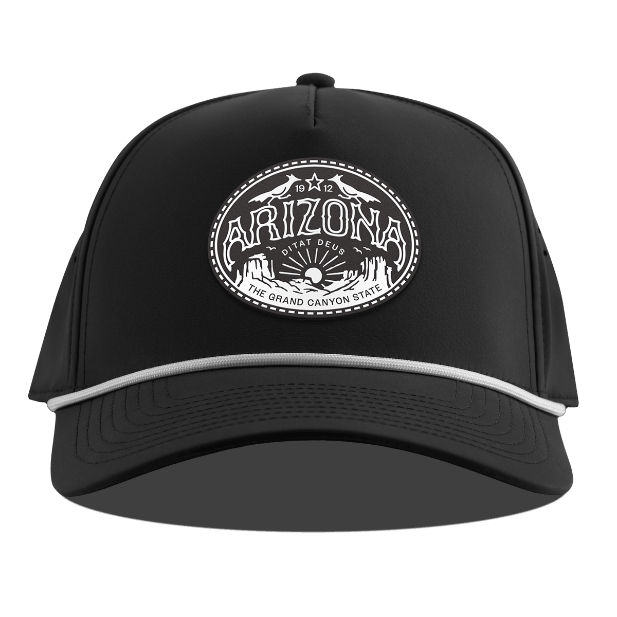 Arizona Traveler Curved 5 Panel Rope Black