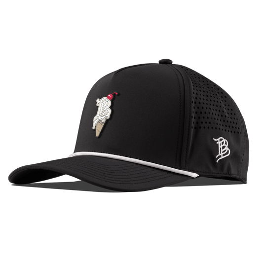 BB Drip Cone Curved 5 Panel Rope Black