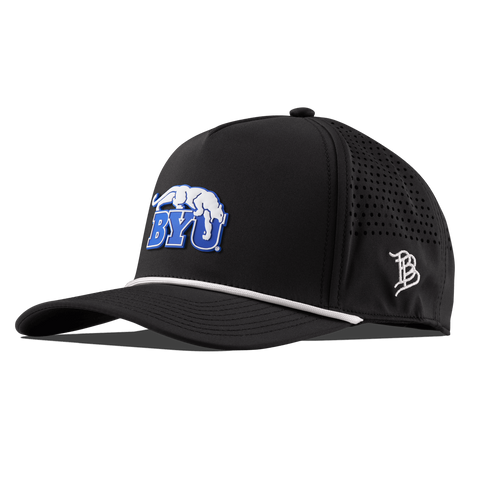 BYU "BYU Cougars" Curved 5 Panel Rope Black/White