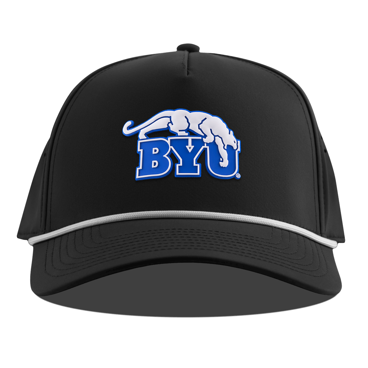 BYU "BYU Cougars" Curved 5 Panel Rope Black