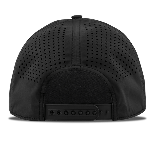 2026 U.S. Open Threaded Curved 5 Panel Rope Back Black