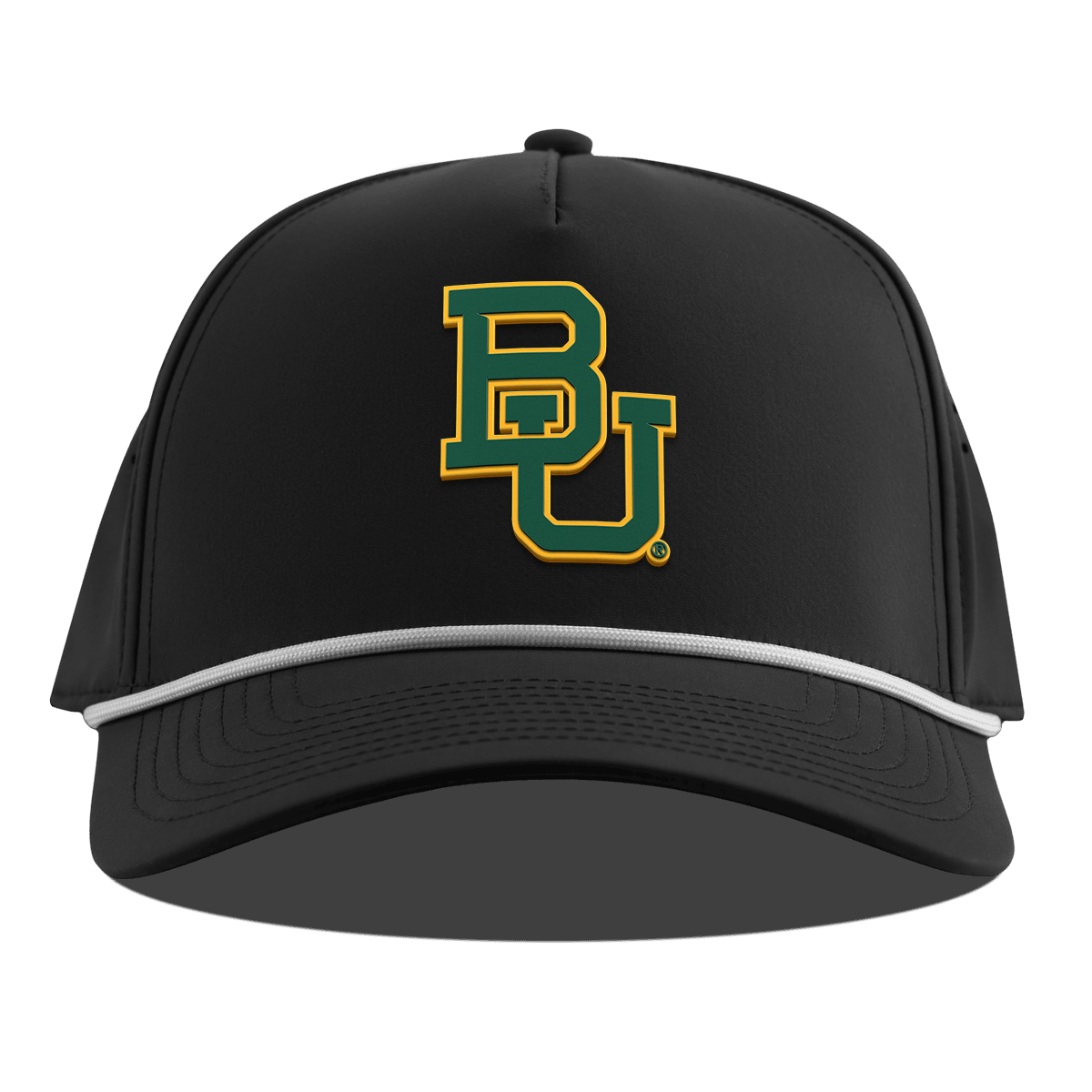 Baylor University "Baylor Team Logo" Curved 5 Panel Rope Black