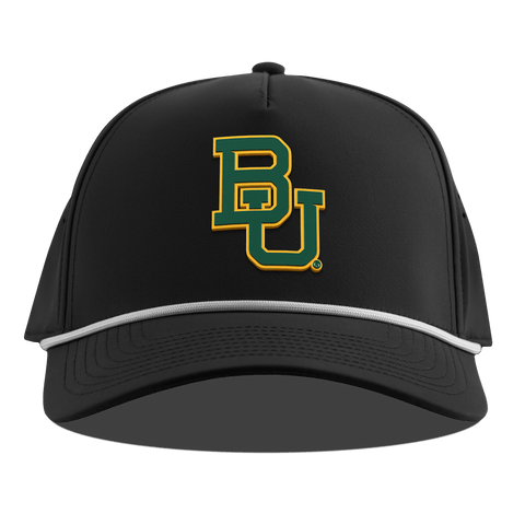 Baylor University "Baylor Team Logo" Curved 5 Panel Rope Black