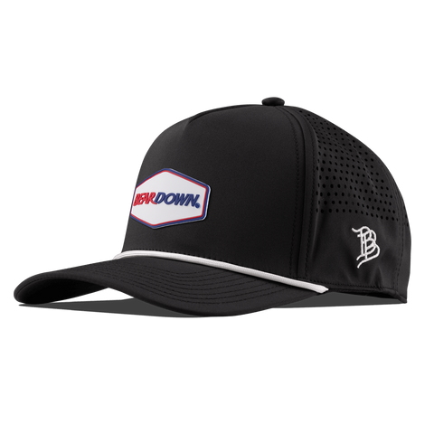 University of Arizona "Bear Down Arizona" Curved 5 Panel Rope Black/White