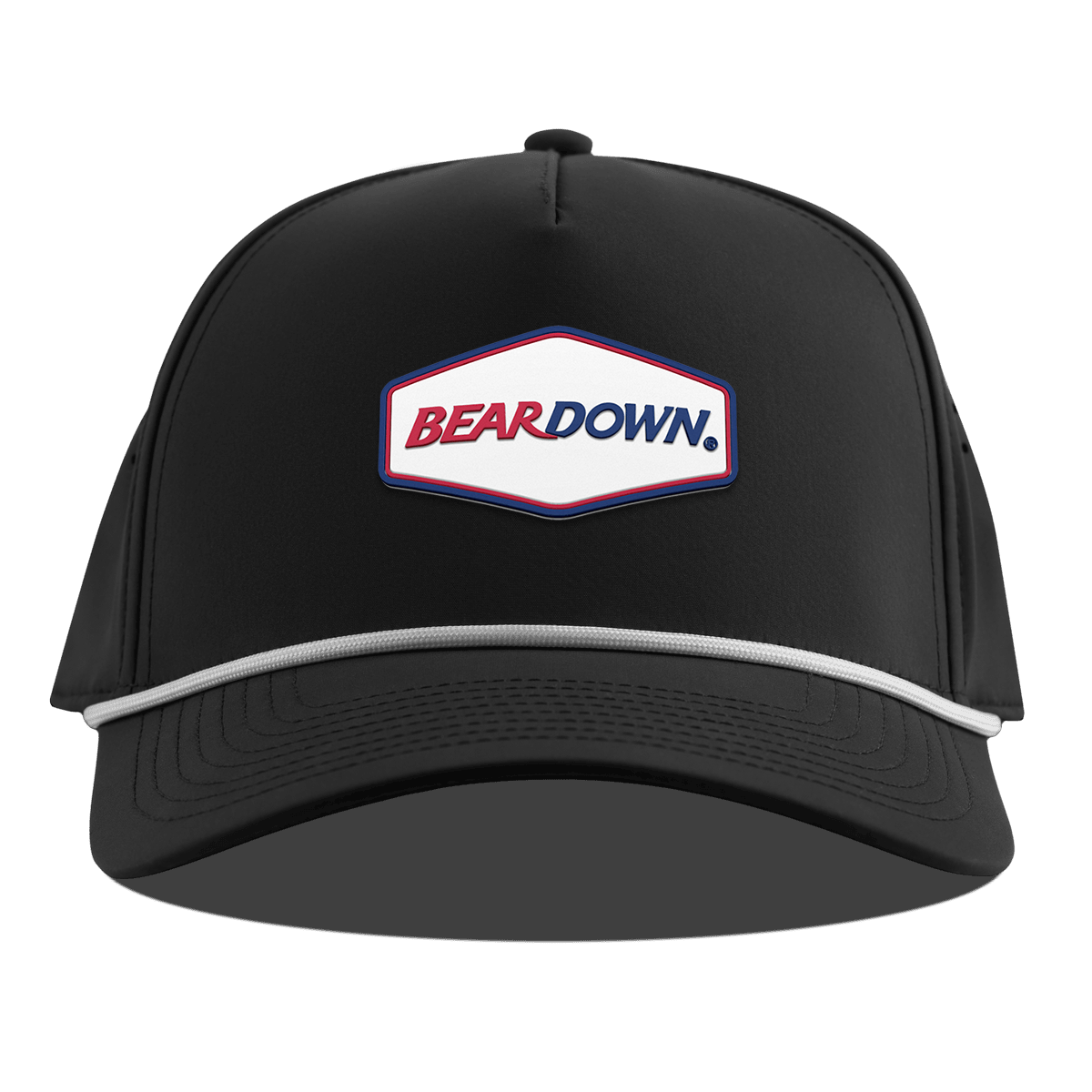 University of Arizona "Bear Down Arizona" Curved 5 Panel Rope Black