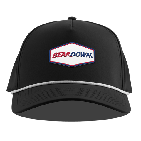 University of Arizona "Bear Down Arizona" Curved 5 Panel Rope Black