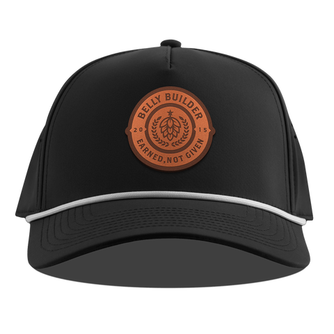 Belly Builder Curved 5 Panel Rope Black 