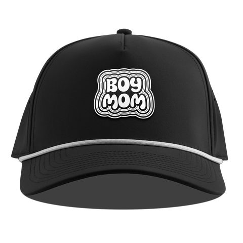 Boy Mom Curved 5 Panel Rope Black