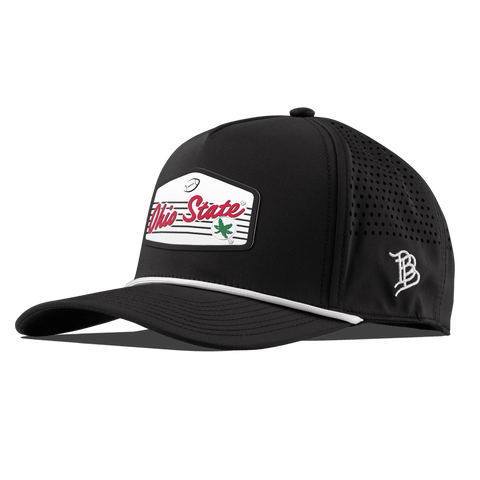Ohio State University "Buckeyes Football'" Curved 5 Panel Rope Black