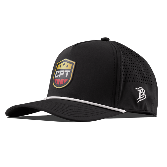 CPT Gold Shield Curved 5 Panel Rope Black/White