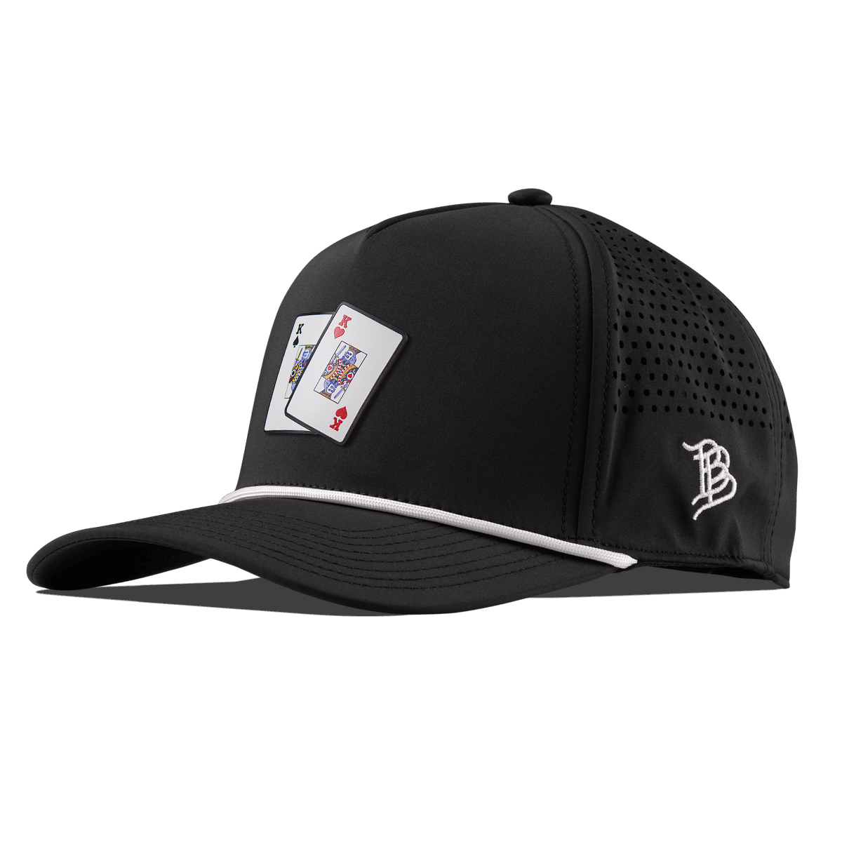 CPT Kings Curved 5 Panel Rope Black/White