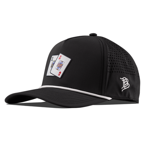 CPT Kings Curved 5 Panel Rope Black/White