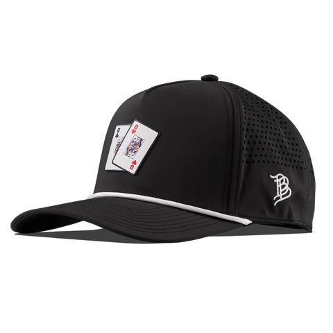 CPT Queens Curved 5 Panel Rope Black/White