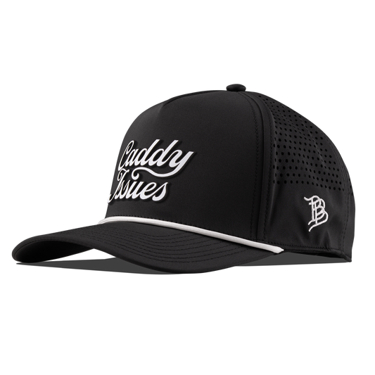 Caddy Issues Curved 5 Panel Rope Black/White