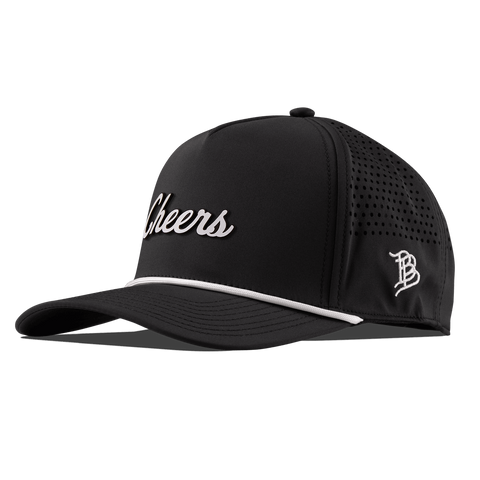 Cheers Curved 5 Panel Rope Black