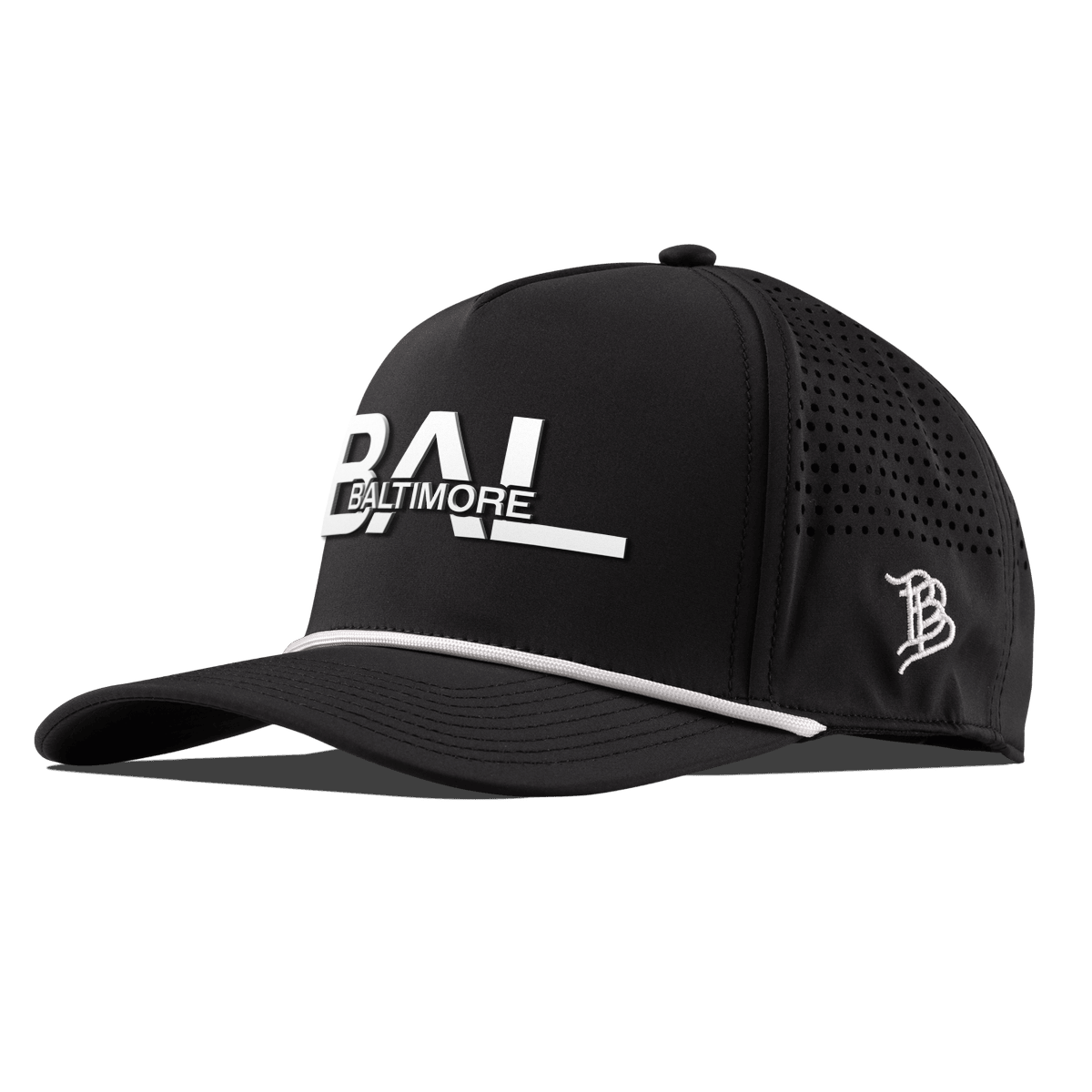 City Block Baltimore Curved 5 Panel Rope Black