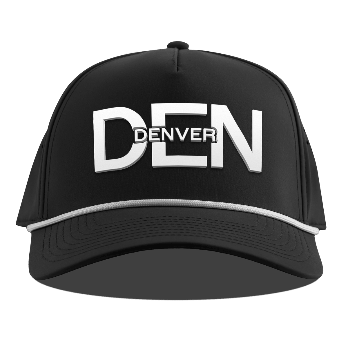 City Block Denver Curved 5 Panel Rope Black