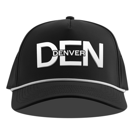 City Block Denver Curved 5 Panel Rope Black