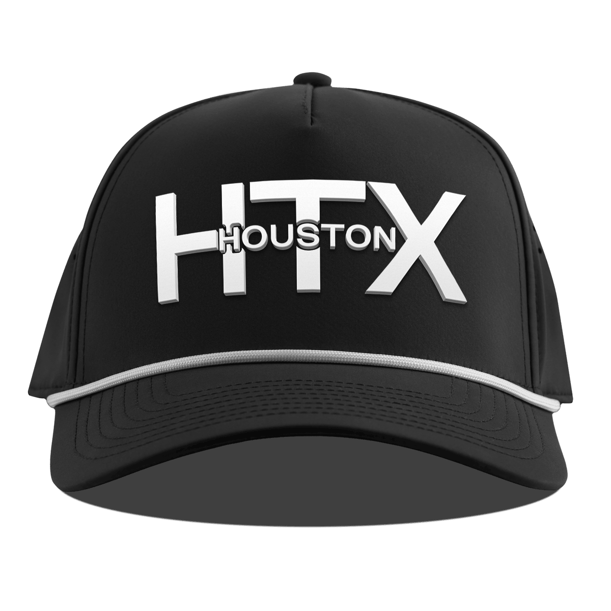 City Block Houston (HTX) Curved 5 Panel Rope Black