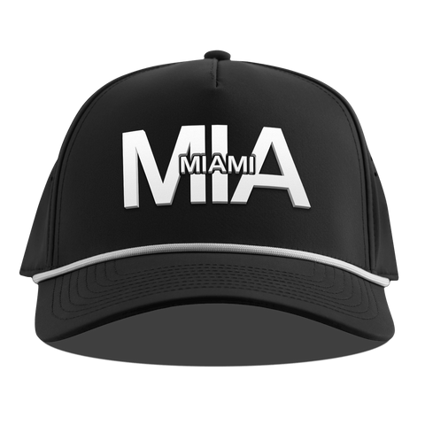 City Block Miami Curved 5 Panel Rope Black