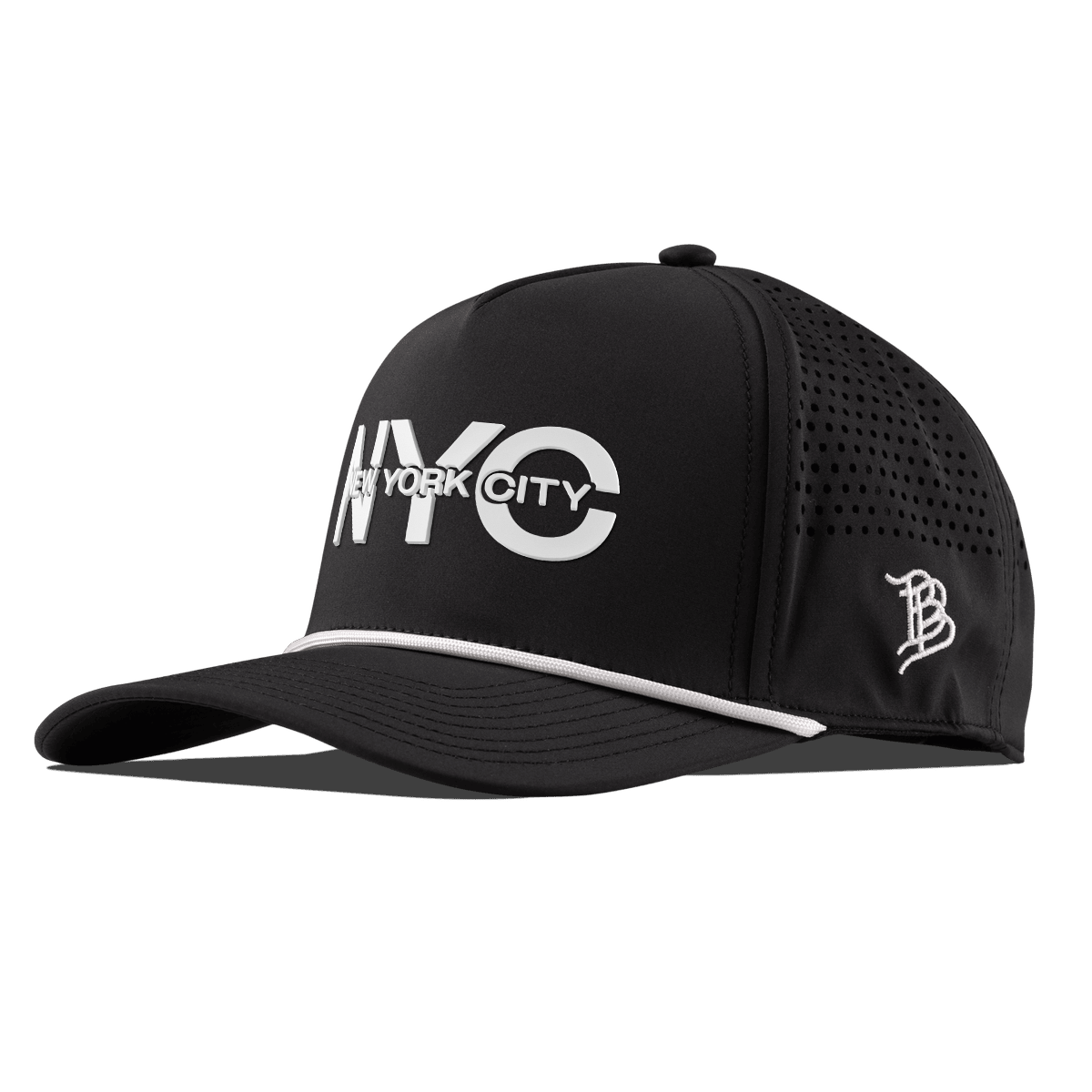 City Block New York Curved 5 Panel Rope Black