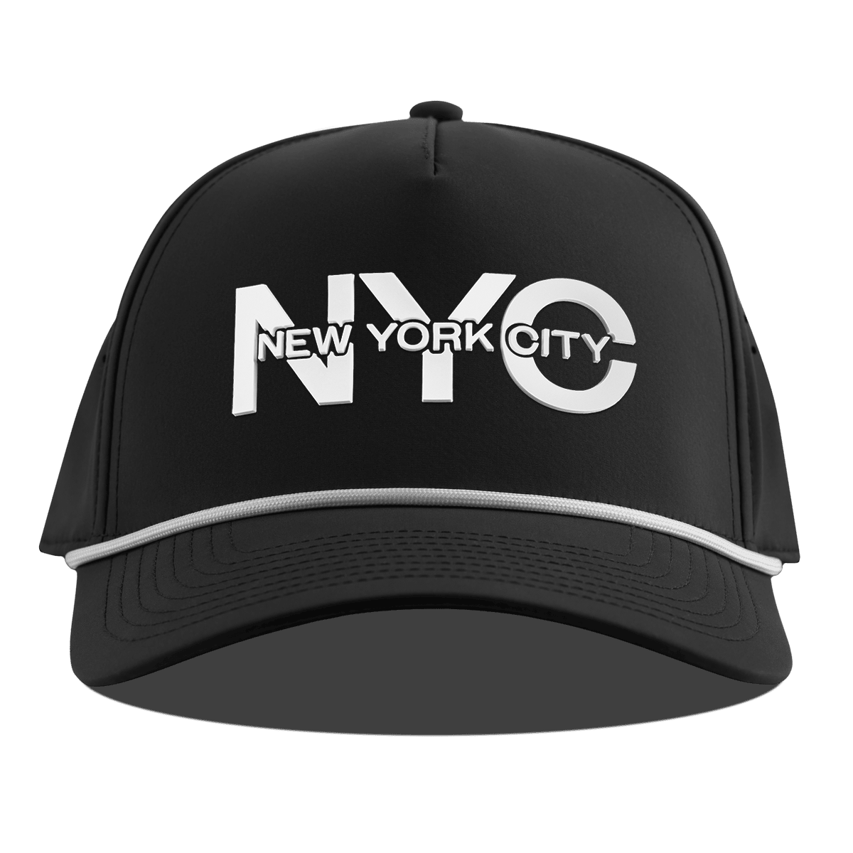 City Block New York Curved 5 Panel Rope Black
