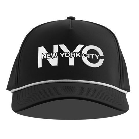 City Block New York Curved 5 Panel Rope Black