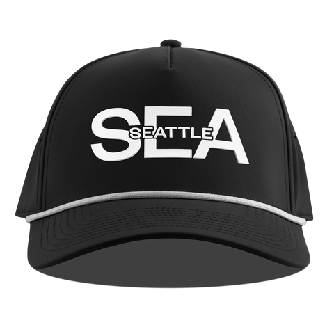 City Block Seattle Curved 5 Panel Rope Black