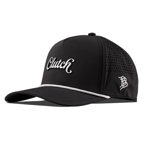 Clutch Script Curved 5 Panel Rope Black