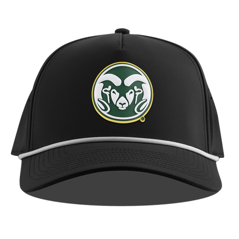 Colorado State University "Colorado State Team Logo" Curved 5 Panel Rope Black
