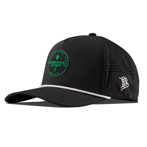 Create Your Luck Curved 5 Panel Rope Black