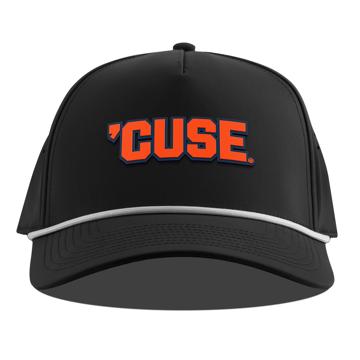 Syracuse University "Cuse Block" Curved 5 Panel Rope Black