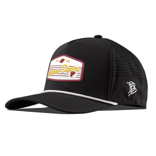 Iowa State University "Cyclones Football" Curved 5 Panel Rope Black