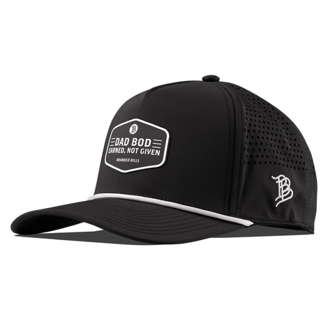 Dad Bod Curved 5 Panel Rope Black 