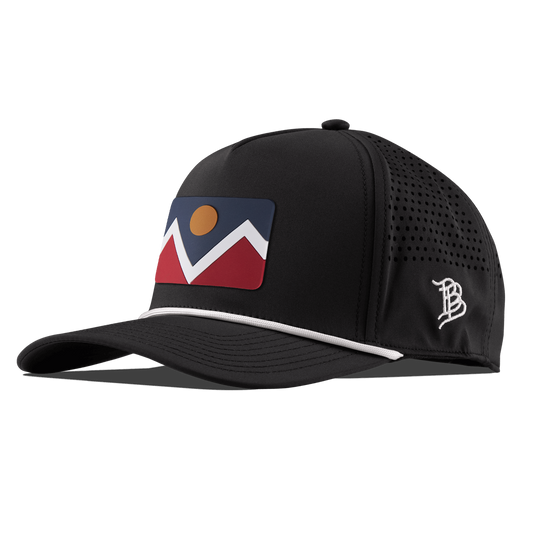 Denver Flag Curved 5 Panel Rope Black/White