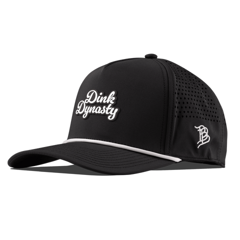 Dink Dynasty Script Curved 5 Panel Rope Black