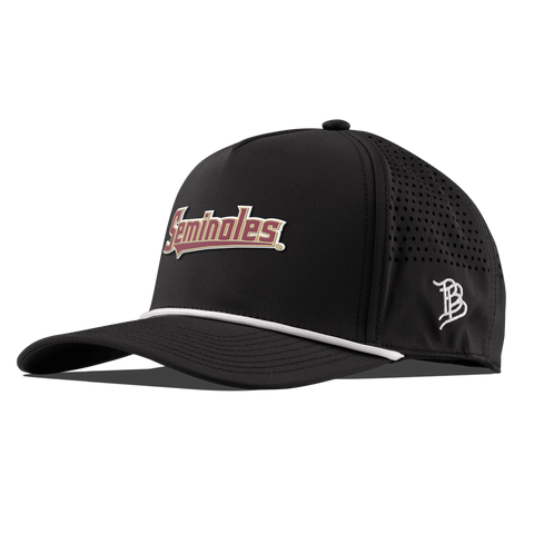 Florida State University "FSU Seminoles Block" Curved 5 Panel Rope Black