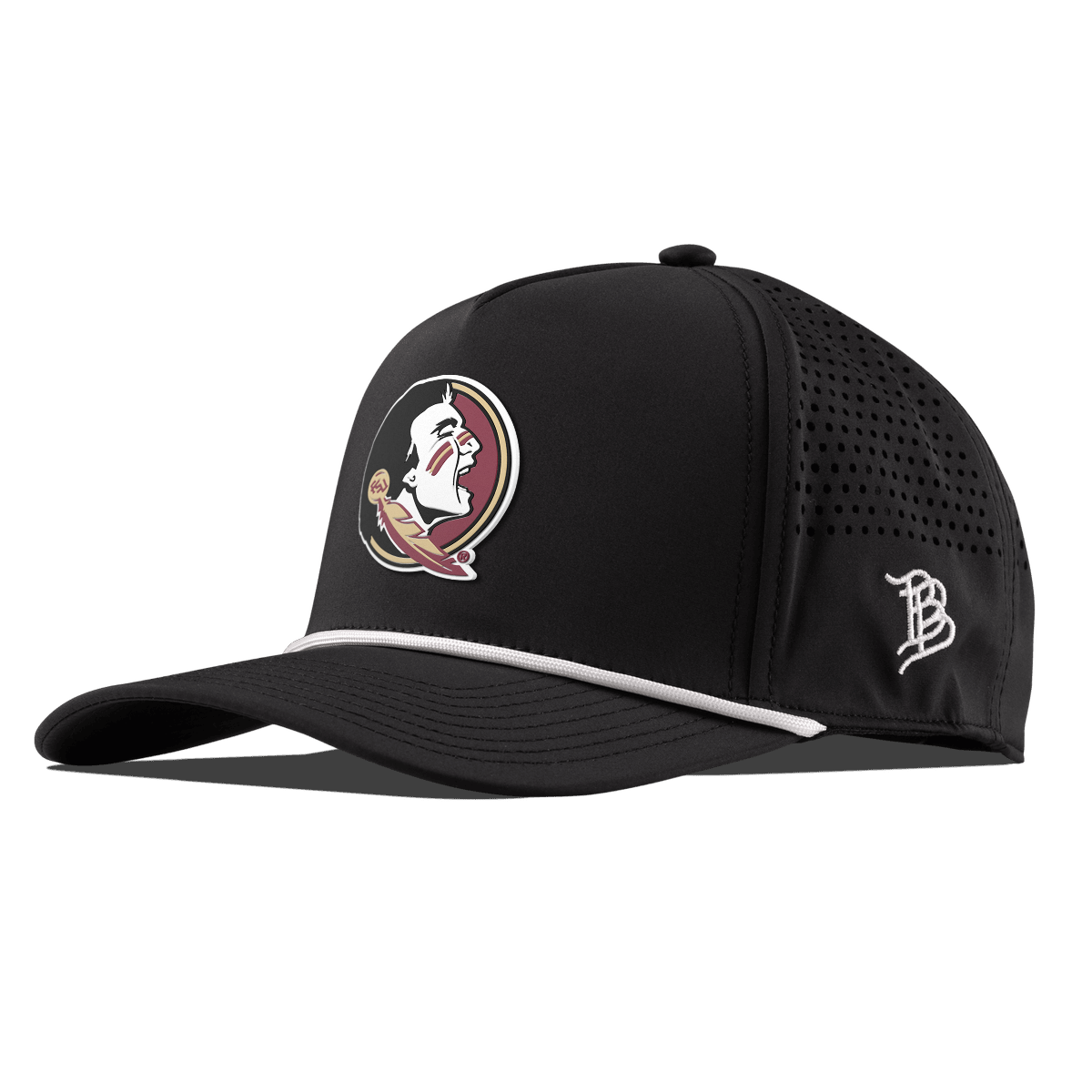 Florida State University "FSU Team Logo" Curved 5 Panel Rope Black