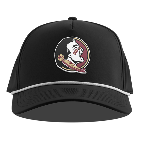 Florida State University "FSU Team Logo" Curved 5 Panel Rope Black