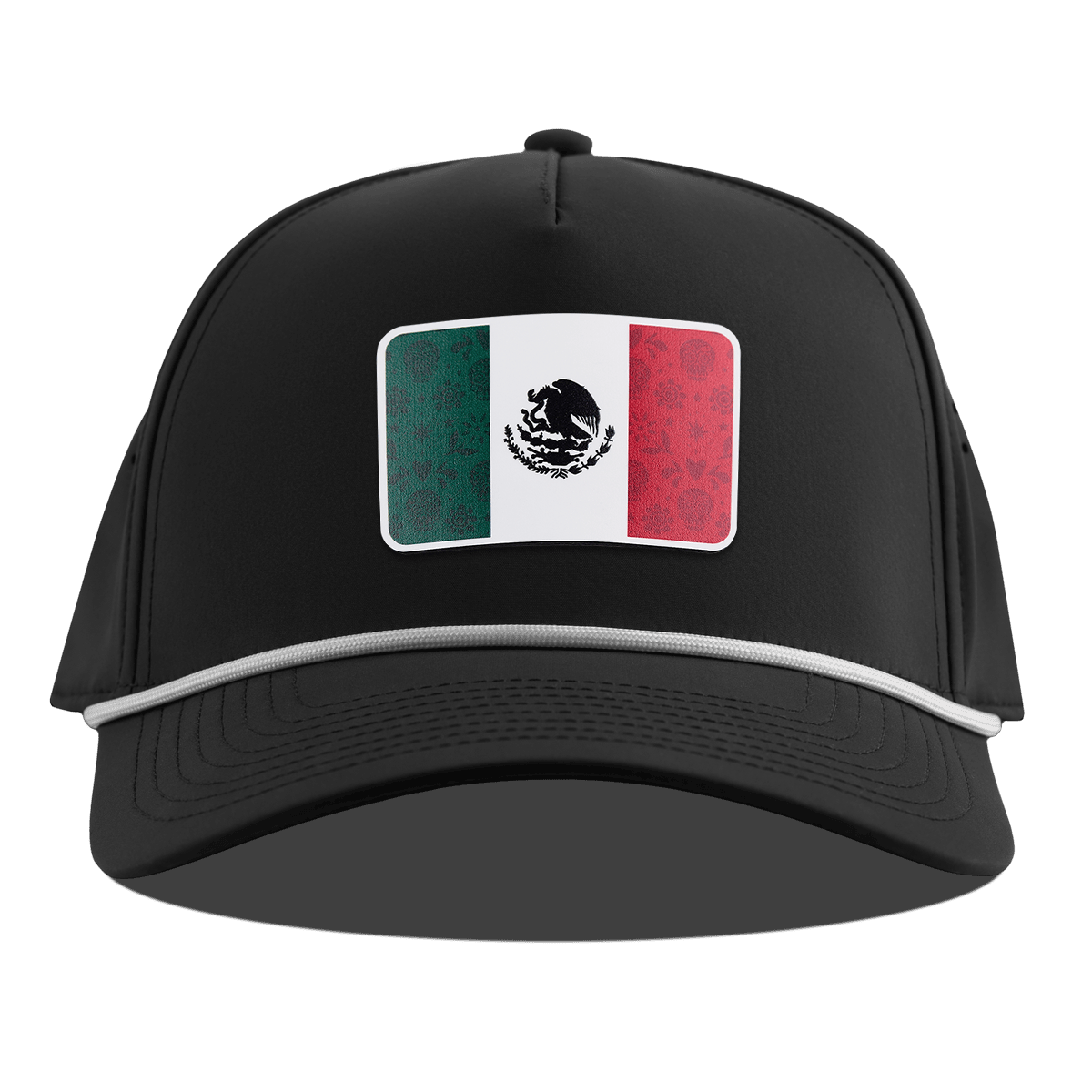 Fiesta Flag Curved 5 Panel Rope Black