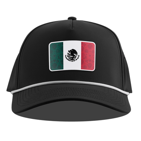 Fiesta Flag Curved 5 Panel Rope Black