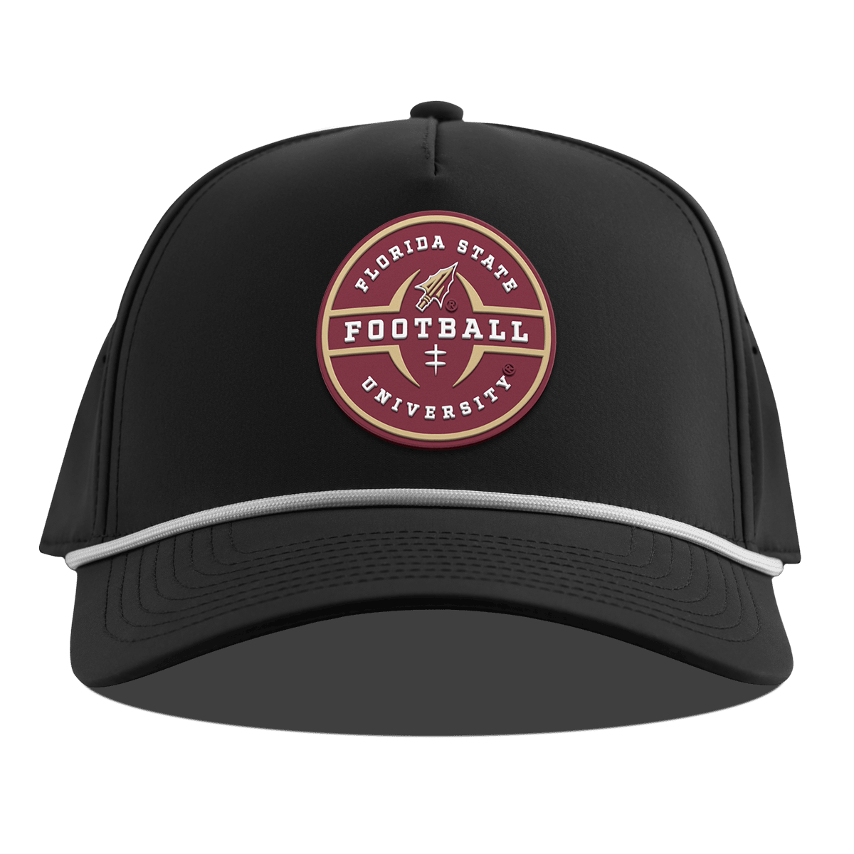 Florida State University "Florida State Football Legacy" Curved 5 Panel Rope Black