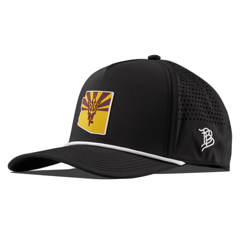 Arizona State University "Fork 'Em State" Curved 5 Panel Rope Black/White