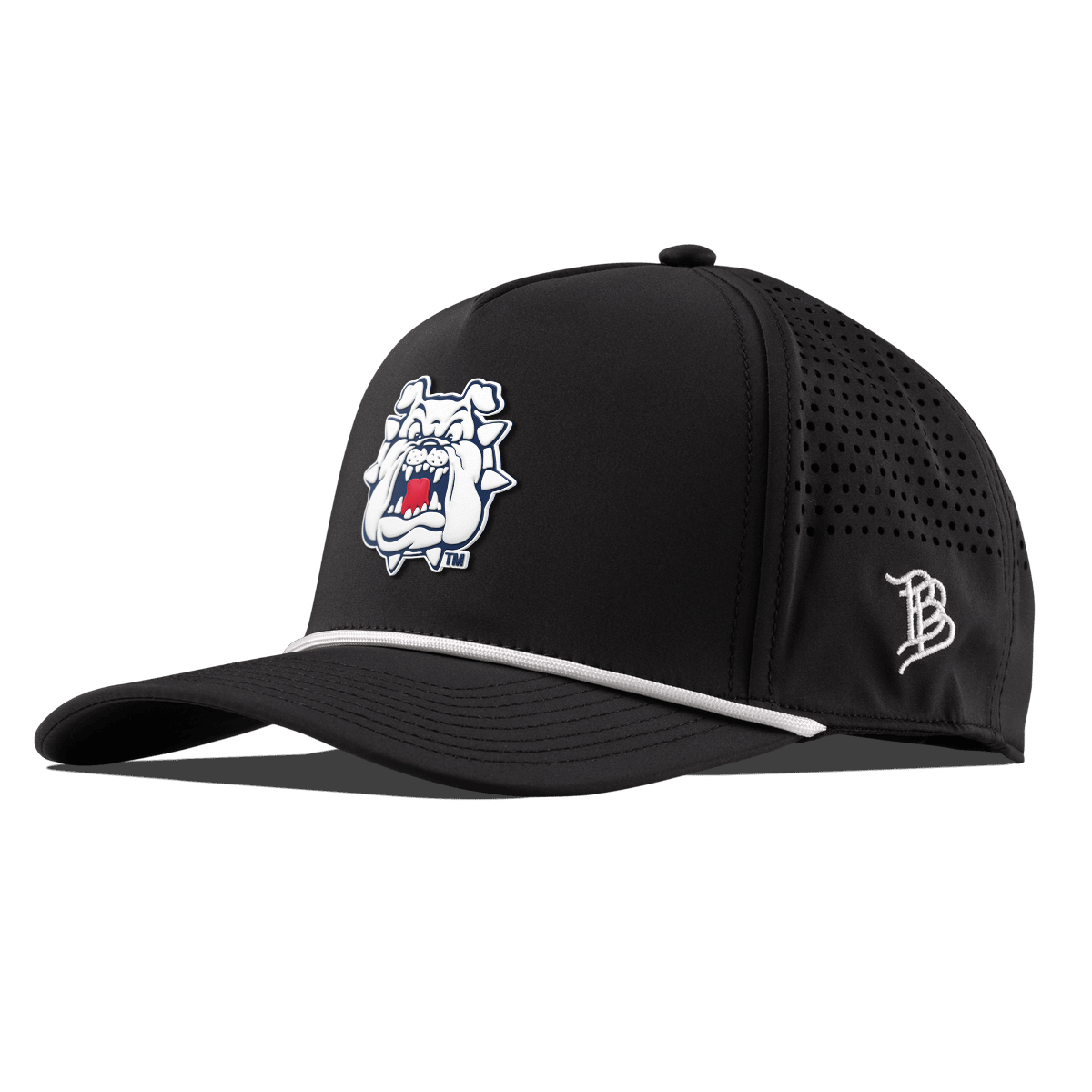 Fresno State University "Fresno State Bulldogs" Curved 5 Panel Rope Black