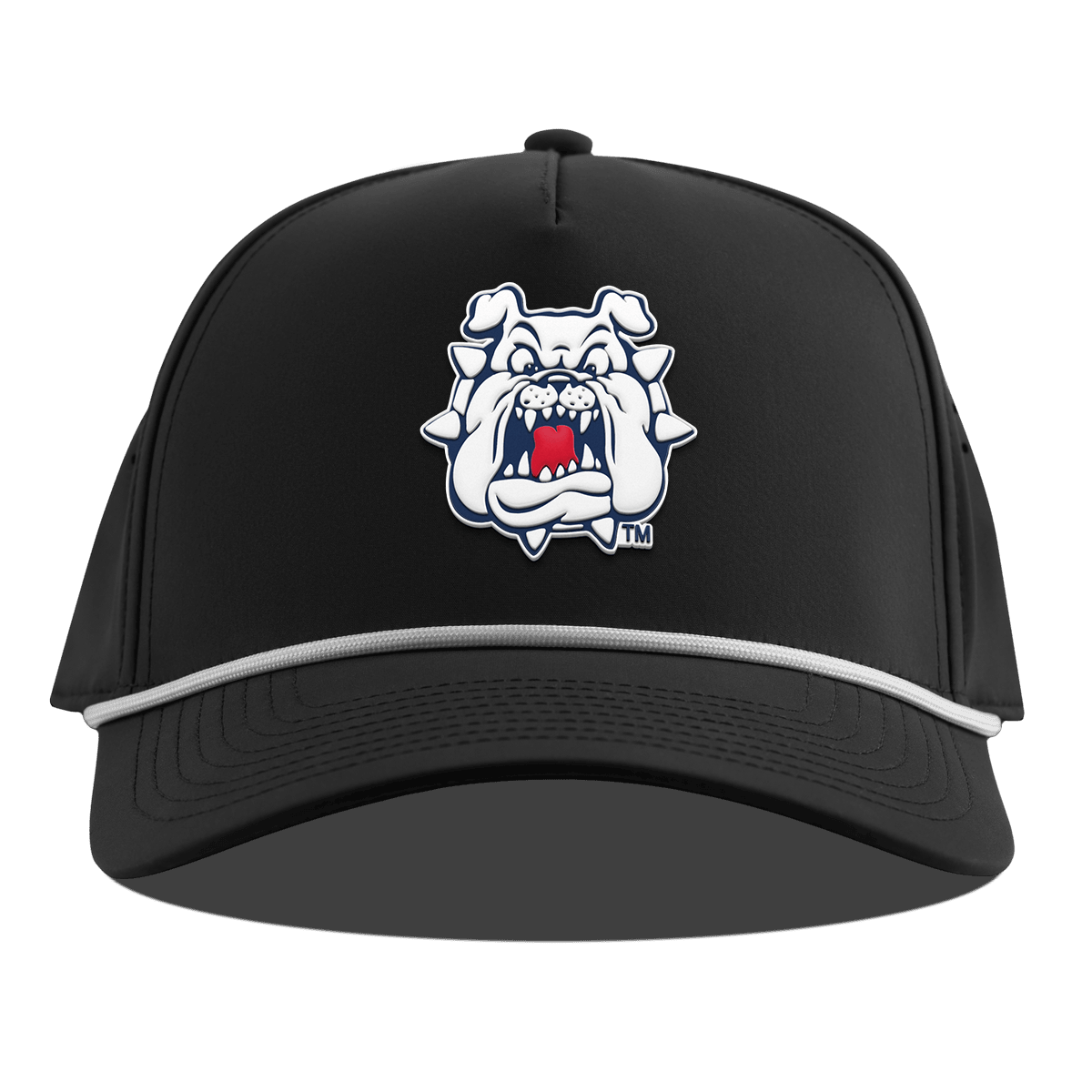 Fresno State University "Fresno State Bulldogs" Curved 5 Panel Rope Black