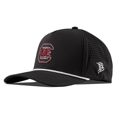 University of South Carolina "Gamecocks Garnet" Curved 5 Panel Rope Black Gray