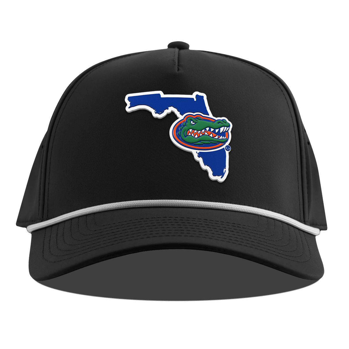 University of Florida "Gator State" Curved 5 Panel Rope Black