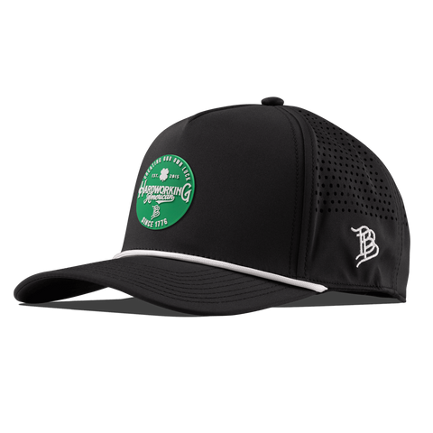 Get the Green Curved 5 Panel Rope Black