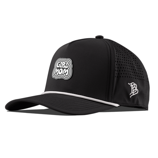 Girl Mom Curved 5 Panel Rope Black